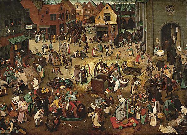 The Fight Between Carnival and Lent - Pieter Bruegel the Elder