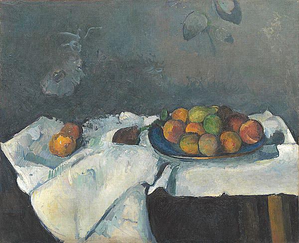 Still Life：Plate of Peaches - Paul Cezanne