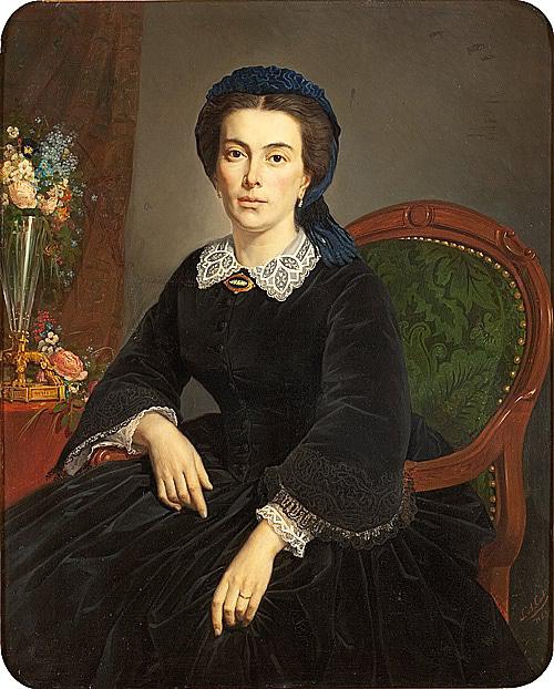 Portrait de Madame Gervais - Pierre Auguste Cot