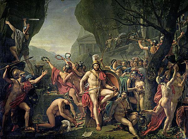 Leonidas at Thermopylae - Jacques Louis David