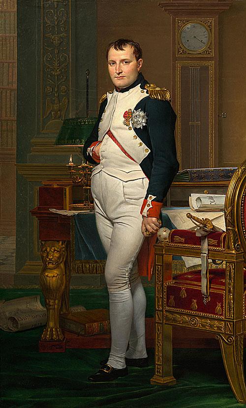 The Emperor Napoleon in His Study at the Tuileries - Jacques Louis David