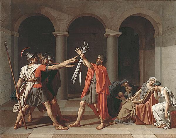 The Oath of the Horatii - Jacques Louis David