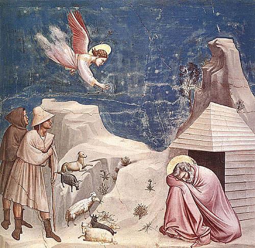 Joachim ’s Dream - Giotto di Bondone
