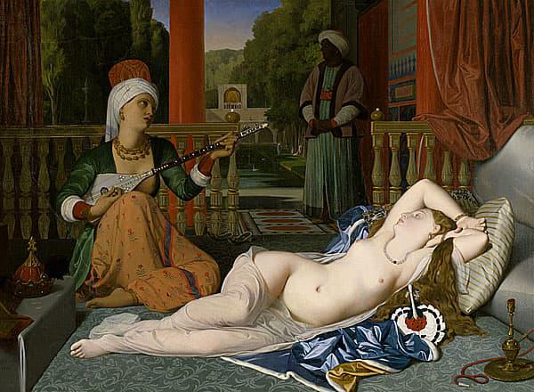 Odalisque with a Slave - Jean Auguste Dominique Ingres