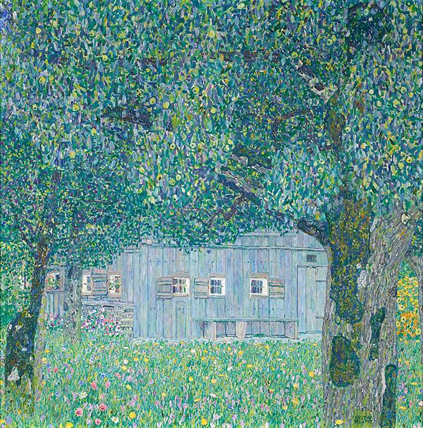 Farmhouse in Upper Austria - Gustav Klimt