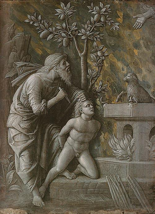 The Sacrifice of Isaac - Andrea Mantegna