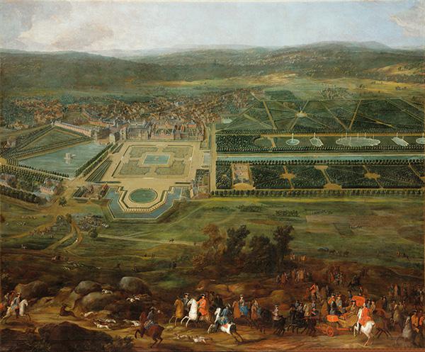 View of the Château de Fontainebleau - Pierre-Denis Martin