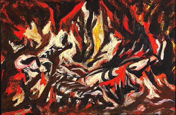 The Flame - Jackson Pollock