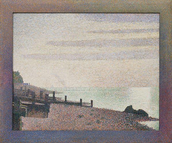 Evening. Honfleur - Georges Seurat