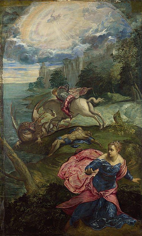 Saint George and the Dragon - Tintoretto