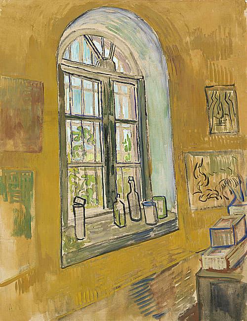 Window in the Studio - Vincent Van Gogh